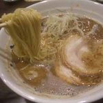 Ramenwage - お魚とんこつ：極細麺