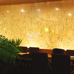 北山 洋食カフェ 和蘭芹 - 壁の手書きイラスト