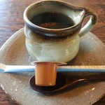 Udon Chikuzen - セットのコーヒー