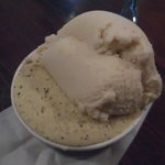 ジェラテリア アクオリーナ - 和栗/ピスタッキオの二種盛り