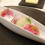 食堂セゾンドール - ◆大間　黒鮪　大根サラダ