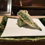 てんぷら　成生 - （2017年10月）オクラ