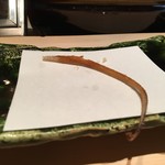 てんぷら　成生 - （2017年10月）穴子の骨