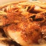 味奈登庵 - 肉南蛮そばには唐辛子だ！  
      ブチまけろ！  #BCMKR! 