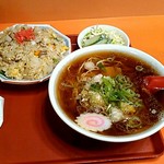 Houraiken Kidaten - ラーメンとチャーハンセット（チャーハン大盛り）