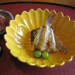 千松しま - 天ぷらにはお塩か大根おろしで