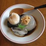 千松しま - デザートのくず＆わらび餅