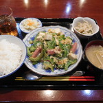 沖縄料理 居酒や こだま - ゴーヤチャンプルー定食￥650-