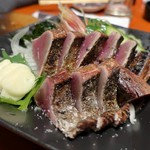 炭火焼 みや澤 - 鰹わら焼きたたき(塩)