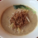 自然食カフェ　すぴか - アワの豆乳担々麺（アップ）