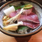 圭蔵 - 海鮮丼ハーフ