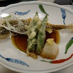 寿司和食しかま - ハタハタの唐揚げ(4500円コース)