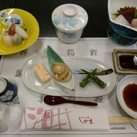 寿司和食しかま - 乾杯前のテーブル(4500円コース)