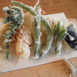 そば. けいた - 天ぷら皿600円