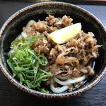 本格手打うどん はゆか - 肉ぶっかけ冷濃口520円（税込）