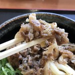 本格手打うどん はゆか - 肉ぶっかけ冷濃口520円（税込）
