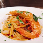 創作イタリアン Gemelli - 赤海老のアメリケーヌソーススパゲッティーニ