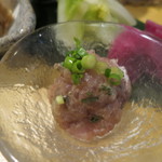 燦醸小町 - ブリのなめろう(2017年11月)