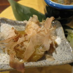 燦醸小町 - 茄子の煮びたし(2017年11月)