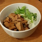 中華そばかずしの - ご飯もの(チャーシュ-丼)