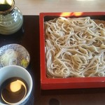 「天せいろ」のせいろそば。