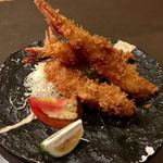 まぐろ丼　加一 - エビフライ単品…1150円