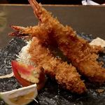 まぐろ丼　加一 - エビフライ単品…1150円