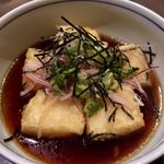 まぐろ丼　加一 - 揚げ出し豆腐…525円