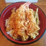 天ぷらいちかわ - 天丼　1500円