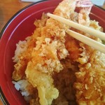 天ぷらいちかわ - 海老は2尾