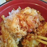 天ぷらいちかわ - 小海老のかき揚げ