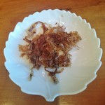 天ぷらいちかわ - 味見させてもらった此方の出汁用鰹節