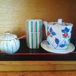 天ぷらいちかわ - 卓上調味料