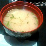 杏’s - 最後にアサリの味噌汁