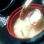 杏’s - 最後にアサリの味噌汁