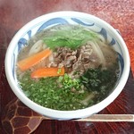 ほくほく庵 - 肉うどん  @800円(2017.11)