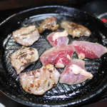 左「ハツ」　右「チレ」