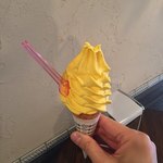 ジェラテリア アクオリーナ - パンプキンのジェラートソフト（620円）税込