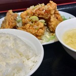 珉珉 - 日替わりワンコインランチ 油淋鶏 ¥500