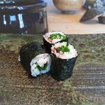 まき田鮨 - 烏賊と梅と大葉の巻き物