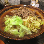 kateidainingunagomi - 馬肉うどん800円