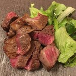旬菜 おぐら家 - 尾崎牛ヒレ肉炭焼き