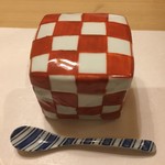 旬菜 おぐら家 - 柿のアイスクリーム