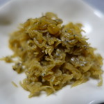 瓢亭 - 山椒じゃこ