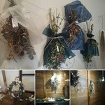 お菓子とお茶 モモトセ - 内観(ドライフラワー)