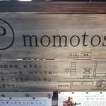 お菓子とお茶 モモトセ - 第二駐車場の看板