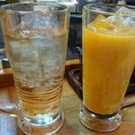 Robata To Nikukappou Sasaya - ジンジャーエール／オレンジジュース