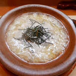 よこ林 - （撮影 20171103）〆は「まる鍋雑炊」こちらも初めて…身体に染みるお味でした。