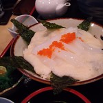 YUKI Japanese Restraung - 1710_YUKI Japanese Restraung -ゆき-_Ika Toro Don Set@95,000Rp(イカとろろ丼セット)山芋たっぷり