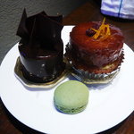 パティスリー・ケ・モンテベロ - ラクテ＆ババ・オ・ロム＆マカロン抹茶